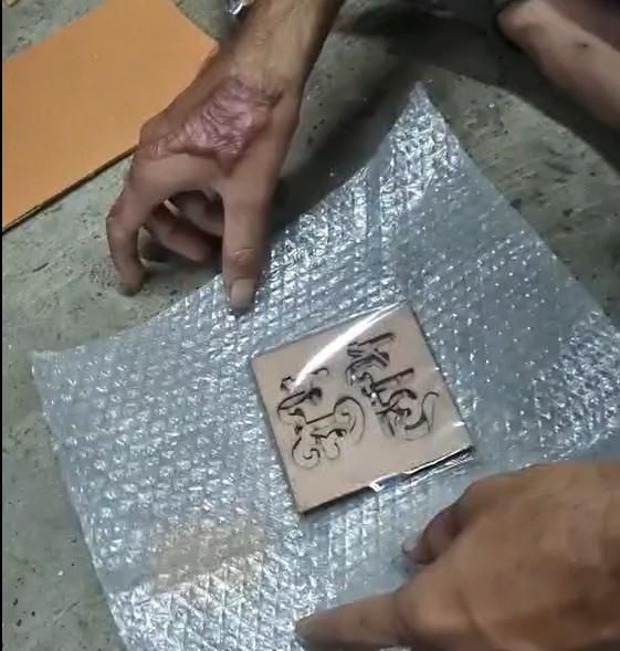 Wooden MDF Rangoli Stencil (5pcs)