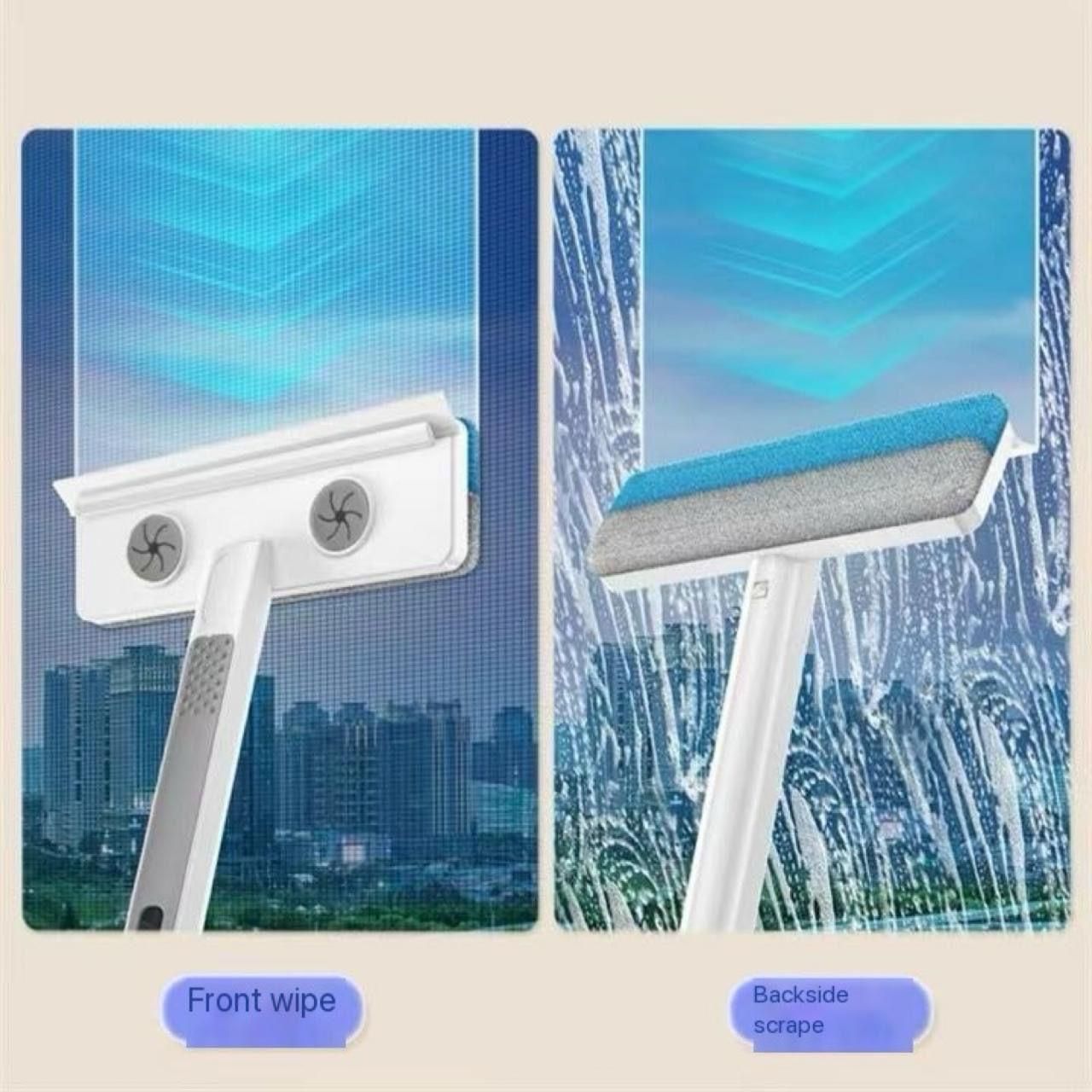 Double Sided 4 in 1 Cleaner Brush - Wiper